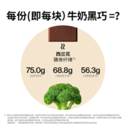 每日黑巧小方盒黑牛奶7片装1盒巧克力网红办公室休闲小吃零食