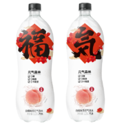 元气森林苏打气泡水无糖饮料0糖0脂0卡大瓶量贩装1.25L*6瓶*4件 白桃味