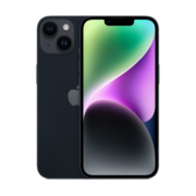 Apple iPhone 14 (A2884) 256GB 午夜色 支持移动联通电信5G 双卡双待手机