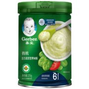 概率券、PLUS会员：Gerber 嘉宝 宝宝高铁米粉 225g*2件