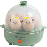 九阳（Joyoung）煮蛋器 蒸蛋器单层家用自动断电迷你蒸蛋器炖蛋器防干烧便携 ZD7-GE130（飞泉绿）