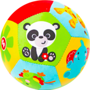 费雪(Fisher-Price)动物认知球 新生儿布艺玩具球婴幼儿宝宝手抓球早教启蒙儿童玩具F0807生日礼物礼品
