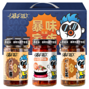 吉香居暴下饭量贩礼盒 拌饭拌面下饭酱菜 200g*3瓶 *2件
