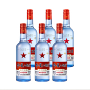 88VIP：红星 二锅头 绵柔8纯粮 蓝瓶 53%vol 清香型白酒 750ml*6瓶 整箱装