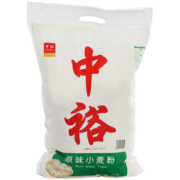 中裕 ZHONGYU 面粉 原味小麦粉中筋粉 馒头包子面条饼水饺通用粉 5kg