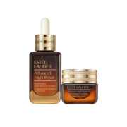 ESTEE LAUDER 雅诗兰黛 [国内专柜版]雅诗兰黛小棕瓶护肤套装第七代小棕瓶精华50ml+抗蓝光眼霜15ml