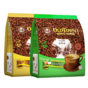 OLDTOWN WHITE COFFEE 旧街场白咖啡 旧街场（OLDTOWN） 榛果味+原味三合一白咖啡600g