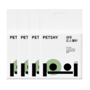 PETSHY百宠千爱 巨人猫砂绿茶混合猫砂豆腐除臭砂吸水2.7kg*4包