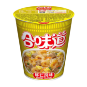 合味道 方便面 海鲜香辣牛肉方便速食汤面 豚骨浓汤迷你杯网红泡面 虾仁风味12杯