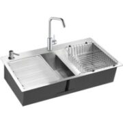 KOHLER 科勒 K-3581T-2FD-NA 厨盆套餐双槽 无龙头
