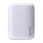 移速（MOVE SPEED） 迷你10000毫安时快充电宝便携大容量适用华为苹果13PD20W可爱 淡白紫