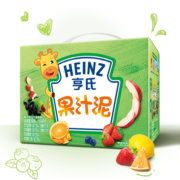 亨氏（Heinz）乐维滋果泥120g宝宝婴儿辅食佐餐泥儿童果泥（6个月以上适用） 组合装礼盒120g*14袋