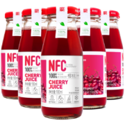 需PLUS会员全品券：爱樱维 NFC100%樱桃汁 180ml*6瓶
