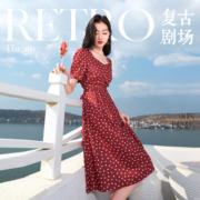X.YING 香影 女士碎花连衣裙 Q832117500