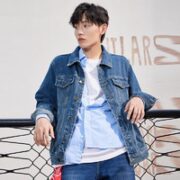A21 男女款纯棉牛仔夹克 F413124001
