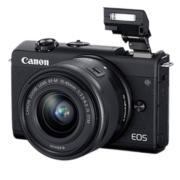 佳能（Canon） M200微单相机 15-45镜头 4K视频数码高清 m200旅游美颜自拍vlog M200黑色 官方标配[不含内存卡 相机包 699大礼包等]