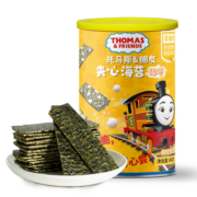 小火车Thomas托马斯 海苔夹心脆 宝宝零食儿童休闲即食紫菜 椰蓉味40g