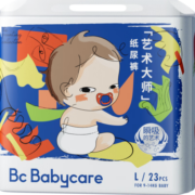 bc babycare尿不湿 艺术大师纸尿裤透气超薄四季婴儿尿不湿纸尿片 迷你装-L【23片】适合9-14KG