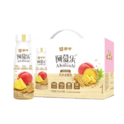 蒙牛阿慕乐风味发酵乳生牛乳发酵5.4g优质蛋白酸奶燕麦混合味210g*10瓶*4件