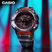 CASIO 卡西欧 G-SHOCK系列 「次元时代」主题 男士石英蓝牙腕表 GA-B001G-1A