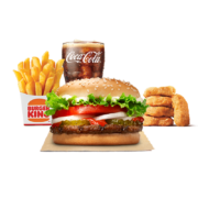 BURGER KING 汉堡王 小皇堡 四件套 单人餐 电子券