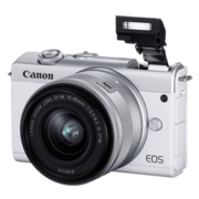 佳能（Canon） M200微单相机 15-45镜头 4K视频数码高清 m200旅游美颜自拍vlog M200白色 官方标配[不含内存卡 相机包 699大礼包等]