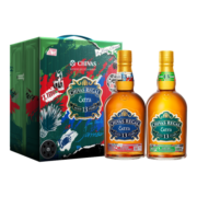 芝华士（Chivas）13年 苏格兰 调和型 威士忌 洋酒 500ml 黑麦桶+龙舌兰桶双支礼盒