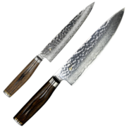 貝印（KAI）日本进口 32层钢手工锻打旬刀 家用切肉菜刀具 套装礼盒