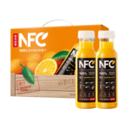 农夫山泉 NFC果汁新疆苹果汁10瓶装鲜榨果汁100%非浓缩冷压榨整箱饮料 新疆苹果汁300ml*10瓶
