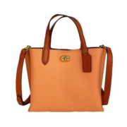 【自营】COACH/蔻驰女士Willow斜挎包C8561-B4TXP珊瑚色时尚牛皮