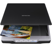爱普生（EPSON）V19扫描仪 A4家用照片文档高清绘画高速便携式USB供电办公扫描