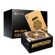 金河田（Golden field）额定550W 金牌A+全模组电脑电源（80PLUS金牌/宽幅增压/智能温控/日系电容）