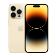 Apple iPhone 14 Pro (A2892) 支持移动电信联通5G双卡双待手机 金色 256G【官方标配】