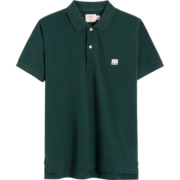 布克兄弟（BrooksBrothers）男士美式纯棉休闲纯色短袖Polo 3002-墨绿色 M