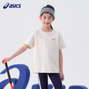 PLUS会员！ASICS 亚瑟士 儿童纯棉圆领短袖T恤