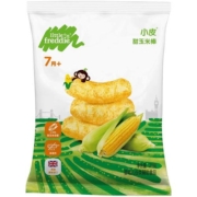 小皮欧洲原装进口甜玉米棒20g/袋 宝宝婴幼儿婴儿磨牙手指泡芙条