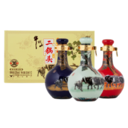 牛栏山二锅头 53度珍品三十 清香型白酒 生肖限定款 谢师宴送礼 牛年小酒礼盒 50ml*3