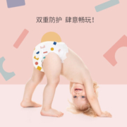 BEBETOUR ToyJoy积木婴儿拉拉裤尿不湿瞬吸干爽透气尿裤拉拉裤 L码36片【9-14kg】