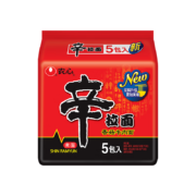 NONGSHIM 农心 香菇牛肉味辛拉面 方便面泡面速食 休闲零食五连包 120g*5包*3