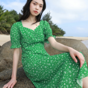 3COLOUR 三彩 女士碎花连衣裙 Q382F5012L20