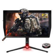 AOC AGON 27英寸 4K 144Hz Nano IPS 1ms HDR600 次时代 HDMI2.1 内置音箱 PS5四边微边电竞显示器 AG274UXP