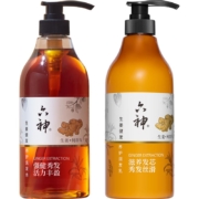 六神 生姜健发蓬松控油洗发水/护发素  750ml*2瓶 赠洗护100ml*2