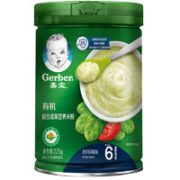 Gerber 嘉宝 高铁米粉宝宝米糊 有机混合蔬菜225g