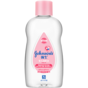 强生（Johnson）婴儿润肤油200ml 新生儿宝宝可去头垢 婴儿润肤油抚触油新生儿