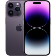 Apple iPhone 14 Pro Max (A2896) 256GB 暗紫色 支持移动联通电信5G 双卡双待手机 1号会员店