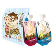 需抢劵、概率劵：旺旺 雪糕 吸吸冰综合包 香草乳酸味+桃子乳酸味 80ml*4支