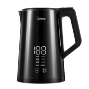 美的（Midea） 电水壶 不锈钢烧水壶 热水壶侧 壁显水温触摸 保温水壶 智能显温丨SH15Power508b