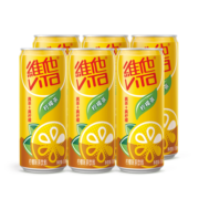 维他奶 维他柠檬茶饮料310ml*6罐 铝罐装 柠檬果味红茶饮品  家庭备货