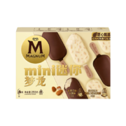 MAGNUM 梦龙 和路雪 迷你梦龙 香草+白巧克力坚果口味冰淇淋 42g*3支+43g*3支*4件