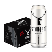 斯坦根（stangen）小麦白啤酒500ml*12听整箱装 德国原装进口（日期：日-月-年）